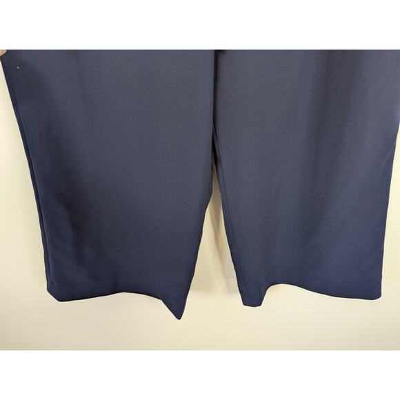 Boden Navy Blue Melina Paperbag Tie Waist Trouser Pant - Picture 2 of 9